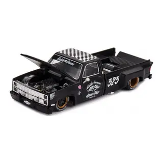 Model Araç x KaidoHouse 1/64 Chevrolet Silverado Dually Hot Rod V1
