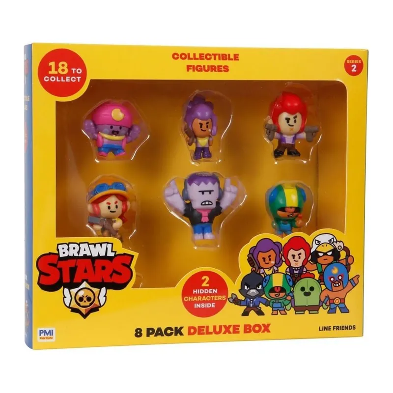 PMI BRW2070 Brawl Stars 8'li Delüks Figür Set Asorti