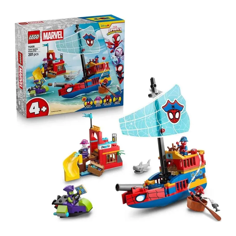 11208 Lego Spidey Spidey Takımı Korsan Gemisi 201 parça +4 yaş