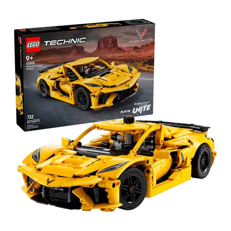 42205 Lego Technic Chevrolet Corvette Stingray 732 parça +9 yaş