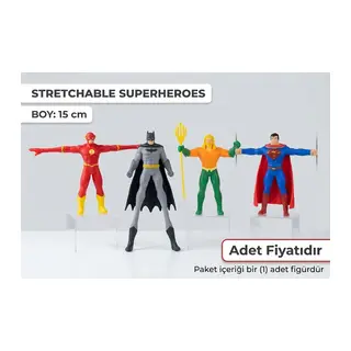 1006001 FİGÜR STRETCH MONSTERFLEX SÜPER ESNEK DC JUSTICE LEAGUE DC adet fiyatıdır