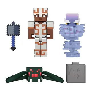 JKK15 HLB21 Minecraft 3lü Aksiyon Figür Seti 8 cm