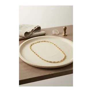 CM Yay Model Gold Renk 50 cm Kadın Kolye