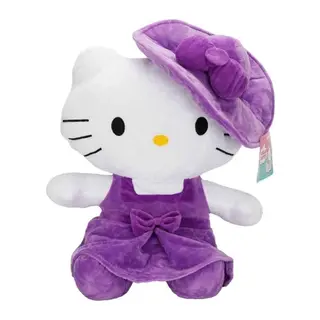 2089 Sun-jhn-sk-peluş H Kıtty Elbiseli Şapkalı 36 Cm Hkty Mor