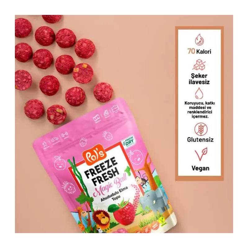 Freeze Fresh Magic Ball Ahududulu Elma Topu 20 Gr