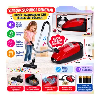 006841 Elektrikli Oyuncak Süpürge
