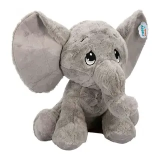 4777 Sun-anb-pff-sk Peluş Fil Büyük Kulaklı Gri 45CM
