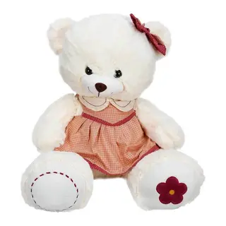 1529 Elbiseli Peluş Ayı 50 cm -Sunman