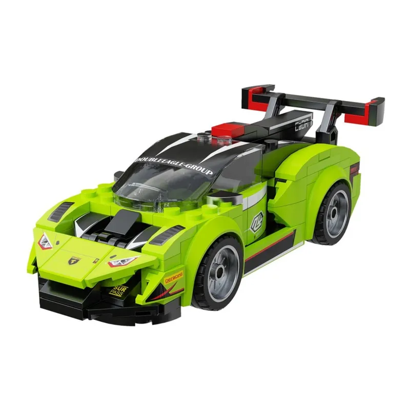 C55052W Cada Yeşil Spor Araba 165 Parça Block Oyuncak