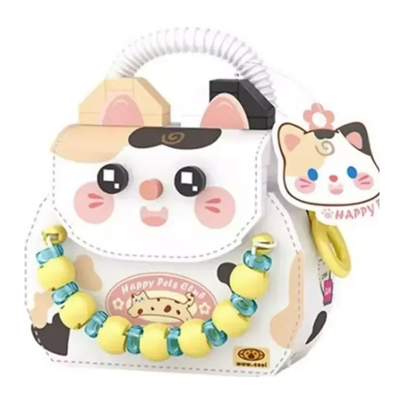 LZ-8843 Kedi Figürlü Meyve Çantası 360 Parça Block Oyuncak