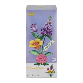 LZ4604 LOZ Çiçek Blok Seti 608 Parça -Vagon life