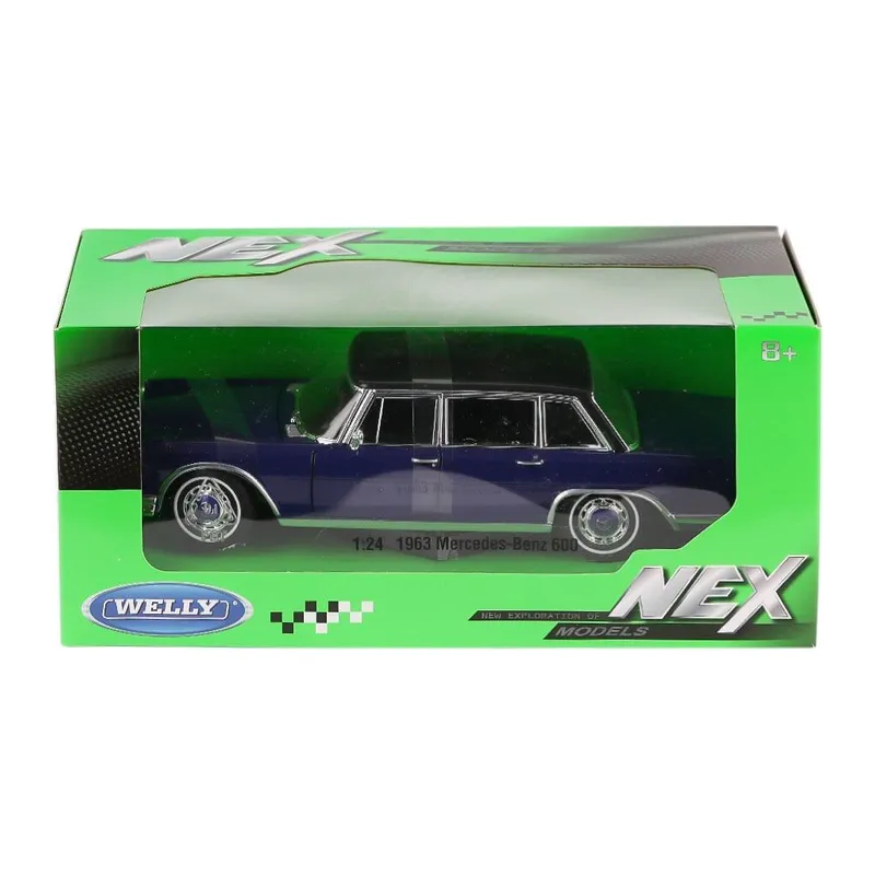 24121 Welly 1963 Mercedes Benz 1:24 Model Araba -Karsan