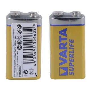 9V Çinko Karbon Super Lıfe (tekli Shrink)