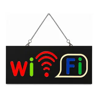 Işıklı Tak Çalıştır Hazır Tabela WiFi
