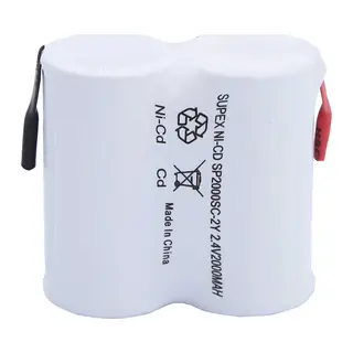 2000mAh 2.4V NiCd 2’li Yanyana Şarjlı Süpürge Pili