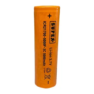 ICR21700-5000F-3C Lityum Ion 3.7V 5000mAh 3C Deşarj Akımı Düz Kafa Pil