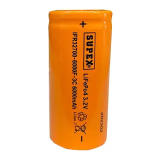 IFR32700-6000F-3C 3.2V Li-Ion 6000mAh 3C Deşarj Akımı Düz Kafa Pil