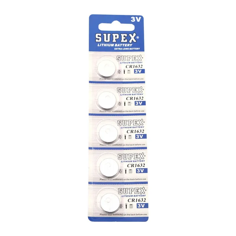 Cr1632 1632 Boy Lityum Düğme Pil, 3 Volt, 5’li Kart