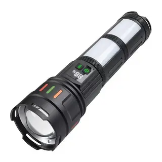 GS-15850 110Watt Lümen Ateş Yakabilen Büyük Şarjlı Pilli Profesyonel Şarjlı El Feneri