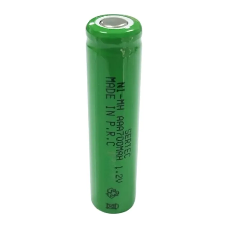 1.2V 700 Mah - AAA - Ni-MH Şarjlı Pil - (Başsız / Flat Head)