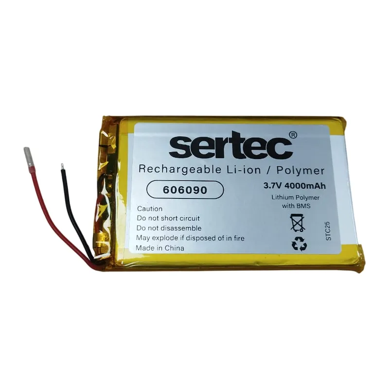 606090 3.7V 4000mAh Li-Polymer Pil (Devreli/1.5A)