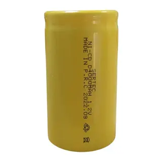 1.2V 4000 Mah - D Büyük Boy - Ni-CD Şarjlı Pil - (Başsız / Flat Head)