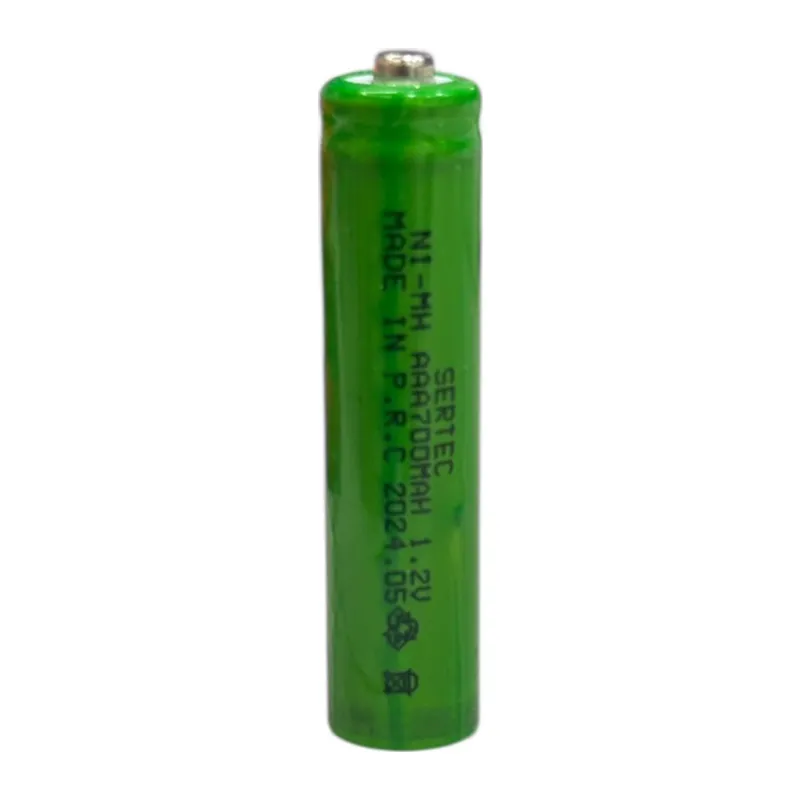 1.2V 700 Mah - AAA - Ni-MH Şarjlı Pil - (Başlı)
