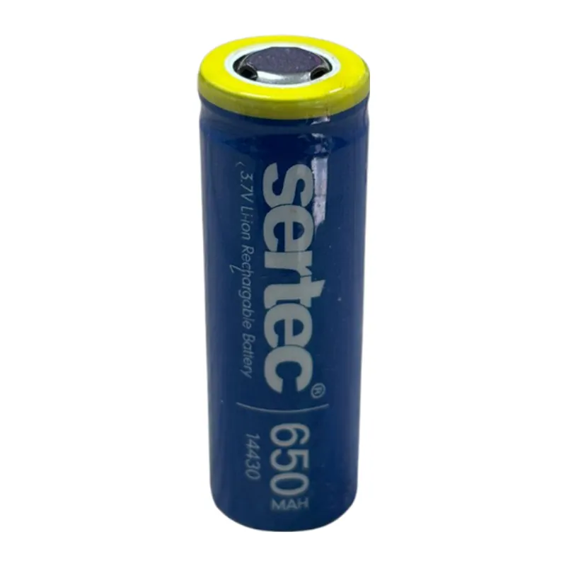 3.7V Li-ion 14430 - 650 mAh 1C Şarjlı Pil