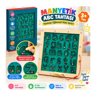 Tahta Manyetik ABC Tahtası adet fiyatıdır