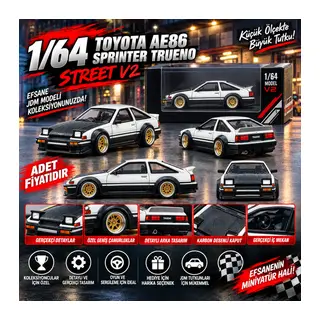 Toyota AE86 Sprinter Trueno Kaido Street V2 (adet fiyatıdır)