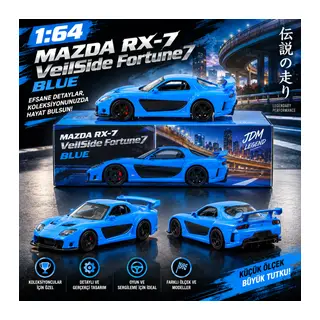 1/64 Mazda RX-7 VeilSide Fortune7 Blue (adet fiyatıdır)