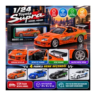 1/24 Toyota Supra Model Araba