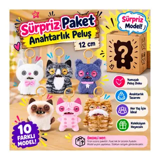 Anahtarlık Sürpriz Paket 12 cm