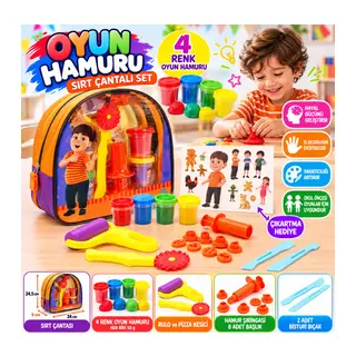 6717 Oyun Hamur Set Gupi Sırt Çnt 4X50GR Gup