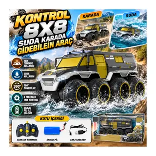UD2226A-KONTROL 8X8 Suda Karada Gidebilein Araç