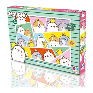 Mol 714 Molang 100 Parça Lisanslı Puzzle