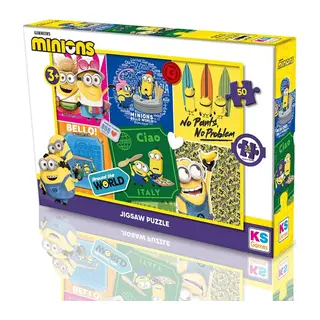 Mo 709 Mınıons 50 Parça Lisanslı Puzzle