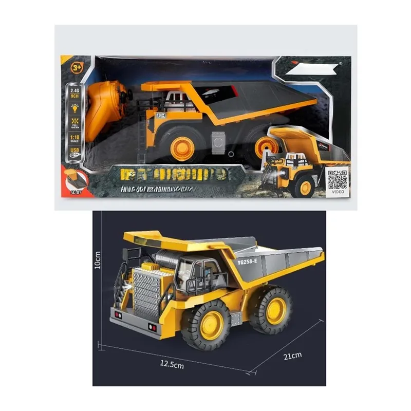 SH40378 1:18 9 Knl Alaşım Uza.kum. Dökme Kamyon