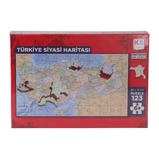 31749 Puzzle 123 Türkiye Siyasi Haritası