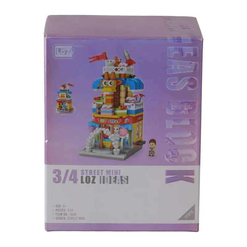 LZ-1643 Loz Oyuncak Dükkanı 414 Parça Block Oyuncak
