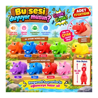 2006649 FİGÜR ÇIĞLIK ATAN HAYVANLAR 3A 12D (adet fiyatıdır)