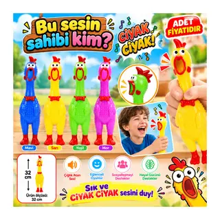 2006650 FİGÜR ÇIĞLIK ATAN TAVUK 4R 12D (adet fiyatıdır)