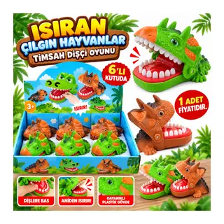 DMNLY020-11 Kutuda 6LI Isıran Çılgın Hayvanlar 1 Adet Fiyatıdır