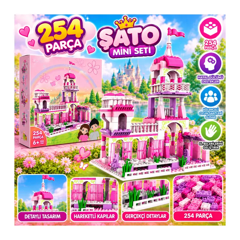 3262 254 Parça Şato Mini