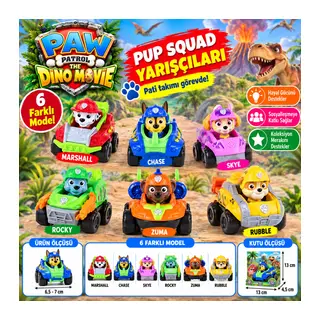 The Dino Movie Pup Squad Yarışçıları (adet fiyatıdır)