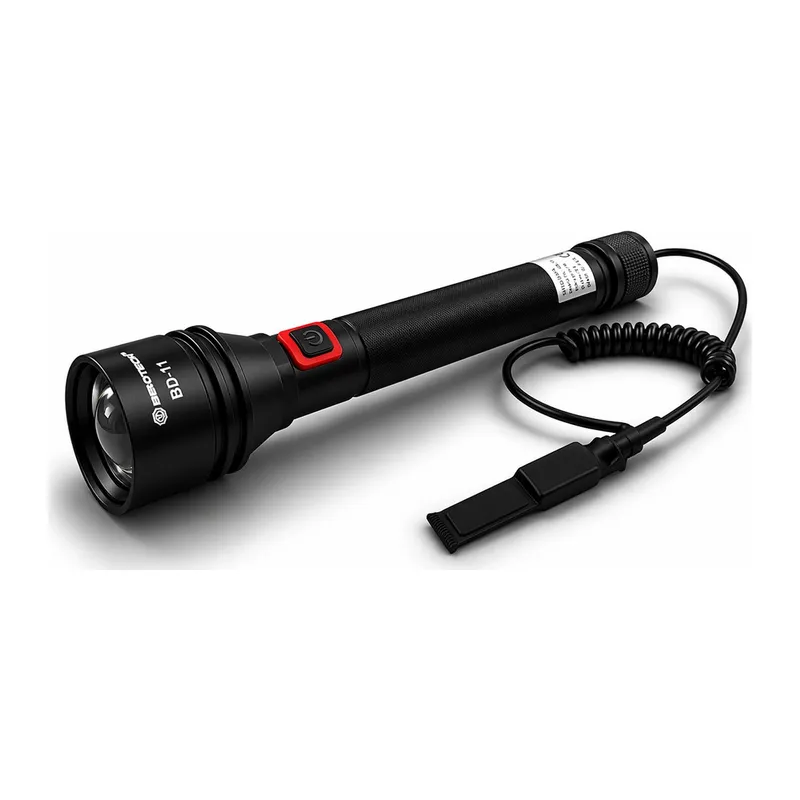 BD-11 8W TG LED Alüminyum Alaşımlı Zoomlu Type-C Şarjlı Tüfek Feneri