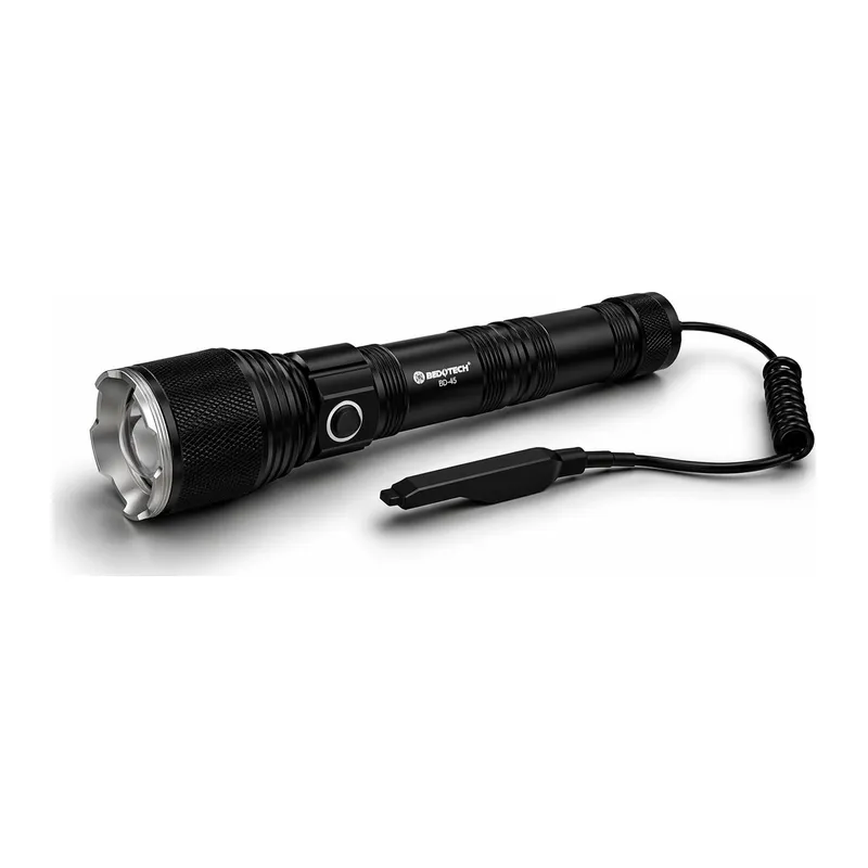 BD-45 20W TG LED Alüminyum Alaşımlı Zoomlu Type-C Şarjlı Tüfek Feneri