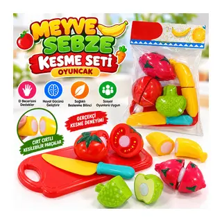 ENF-39236 Meyve Sebze Kesme Seti Oyuncak
