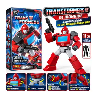 75321 Figür Transformers Amk Mını Serıes WAVE3 G1 Ironhıde Trns