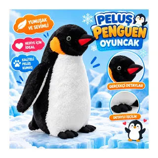 Peluş Penguen Oyuncak